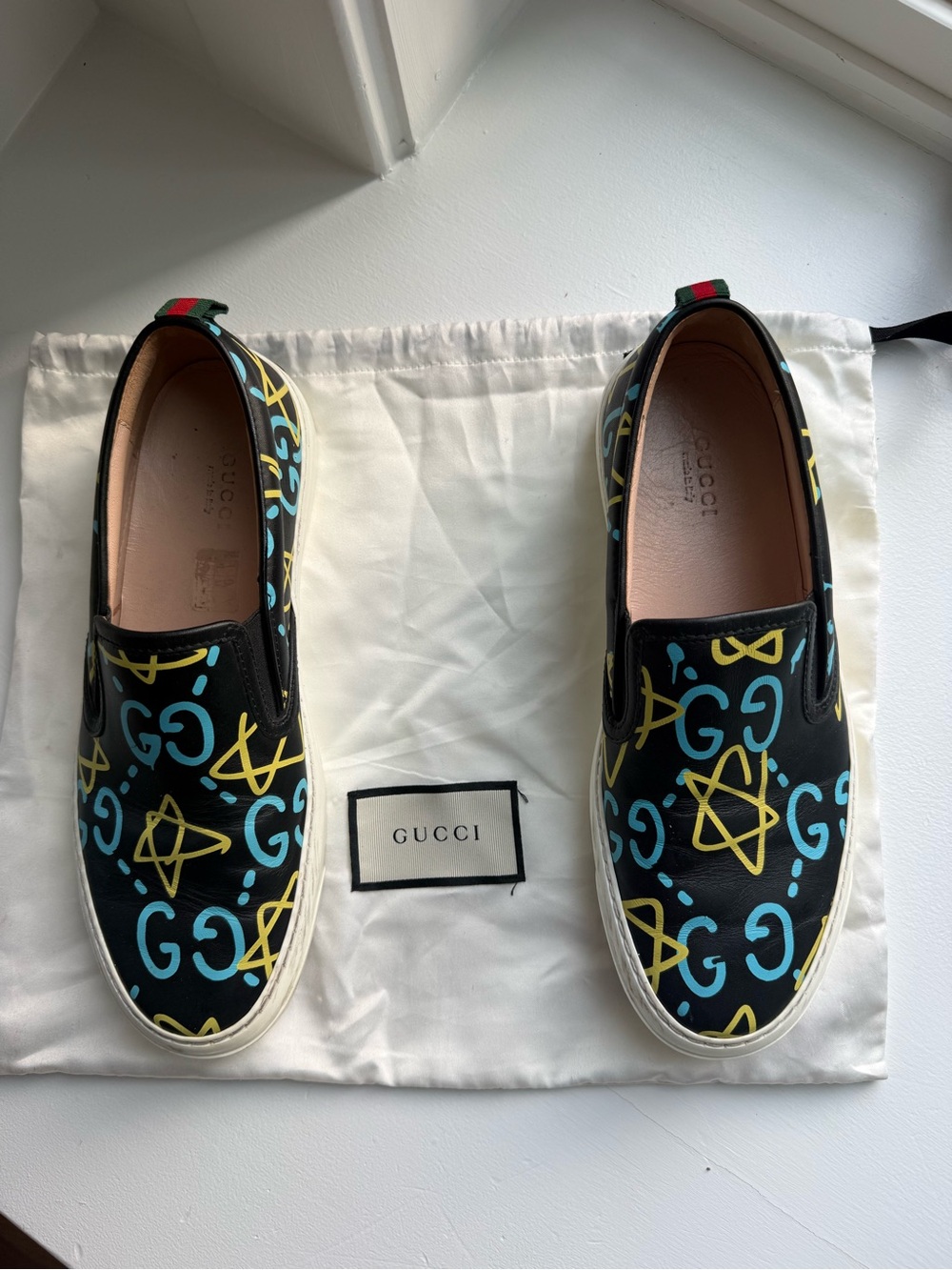 Gucci Beige Leather Insole Men’s Shoe